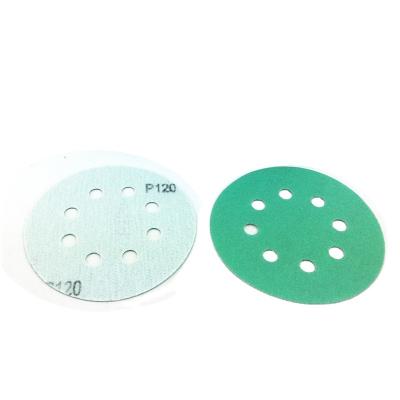 China Factory Supply 5inch 125mm 8holes Abrasive Sanding Discs/Sand Paper For Polishing Abrasive Tools SG380 for sale