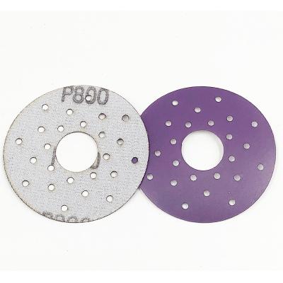 China 3inch 75mm Disc Ceramic Emery Paper Fine Car Body Putty Paint Polishing Polishing Surface 775K for sale