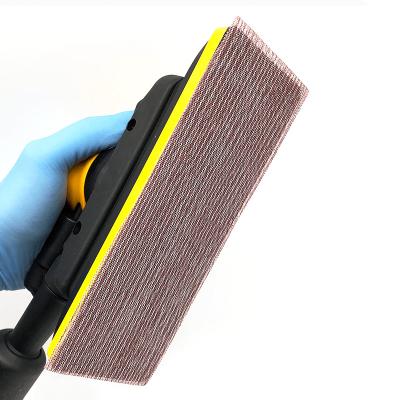 China Net Car Body Sanding and Wood Mesh Sandpaper Abrasive Strips 70x198mm Sanding for Polishing Automotive Wood Paper Dustproof Sand for sale