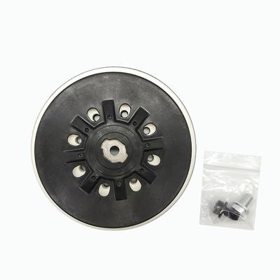 China Dry sanding body and polishing pad 6inch 150mm grinder 17holes tray and yachtsbody dust protected grinding plate for sandpaper bonding for sale