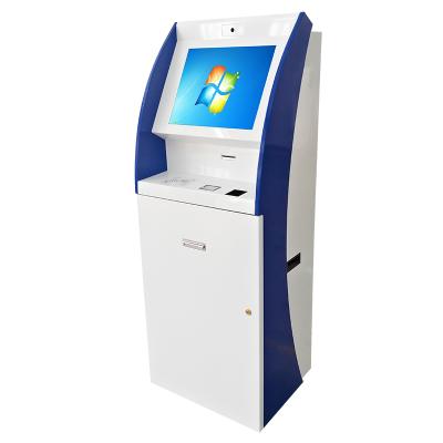 China Wholesale Airport OEM Payment Solution Kiosk Indoor Self Service Check-in Barcode Scanning Kiosk Vehicle Insurance Check-in Kiosk ATM Machine for sale