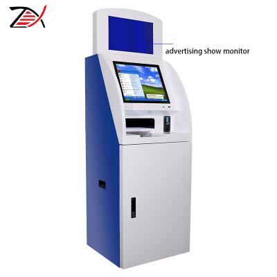 China Best Solution Indoor Kiosk Self-Service Price Payment Check-in Report Printer Terminal Machine Custom LCD Ticket Kiosk ATM Machine for sale