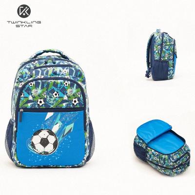 China Other factory custom back to school student kids cartoon football books notebooks backpack bag mochila boys for sale