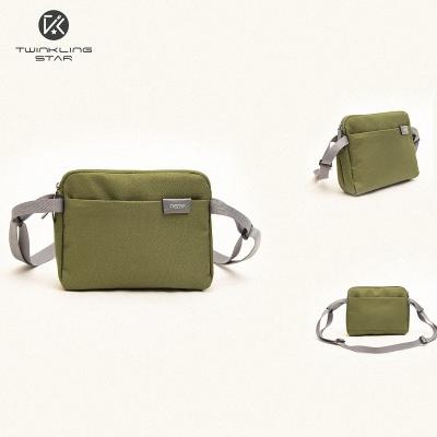 China Daily ODM Cross-body Fashion waterproof men and women's one Shoulder Bag Army green color single bag for sale