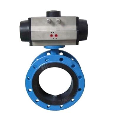 China Z341X General Double Flange Butterfly Valve for sale