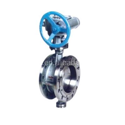 China General API 609 Stainless Steel Flange Connected Metal-Seat Butterfly Valve for sale