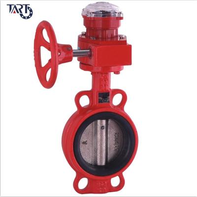 China General Hot Sale Fire Fighting Signal Wafer Type Butterfly Valves for sale