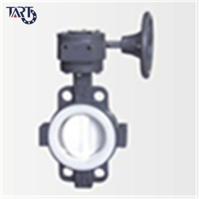 China General hot sale fully four fluorine butterfly valve for sale