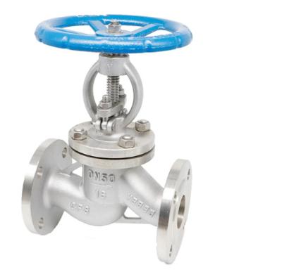 China General Industrial Carbon Steel/Stainless Steel/Cast Steel Full Port Flange Bellows Seal Globe Valve for sale