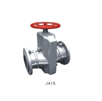 China Oil industry manual pinch valve for sale