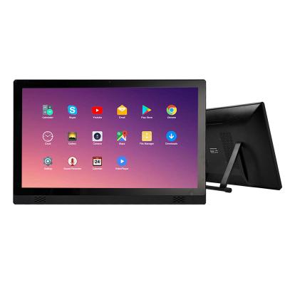 China Rockchip3399 Soft 15.6 Inch Android 9.0 All In One Touch With Desktop Bracket for sale