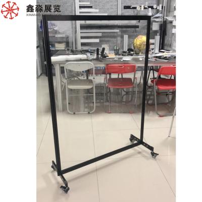 China Commercial furniture protective screen and safty shield in airport and isolation room, screen partition divider designed movable divider for sale