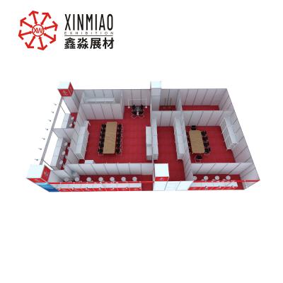 China Modular Partition For Cloakroom Or Communication Assemble On Site Aluminum Extrusion Event Partition Wall Customization 3*3*2.5M Modular Exhibition Booth Or Customzied for sale