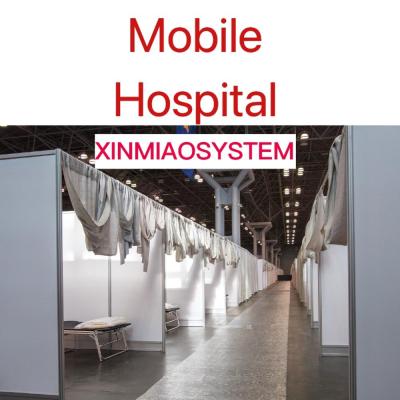 China Mobile Showroom Cabin Hospital , Mobile Sized Modular Hospital Emergency Response And Medical Examining Shelters for sale