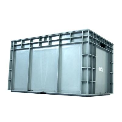 China Recyclable Plastic Storage Crate Transport Container Used Plastic Crates for sale