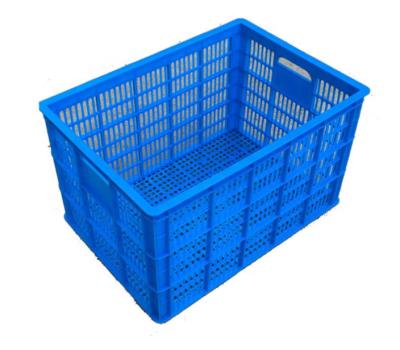 China Recyclable Plastic Industry Storage Basket Crate For Agricultural Vegetable Fruit for sale