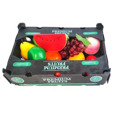 China Recyclable plastic packaging storage box for fruits and vegetables for sale