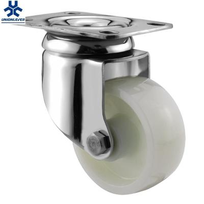 China Industry Industry 3 Inch 4 Inch 5 Inch Nylon Stainless Steel Caster PA 304 Stainless Polished for sale