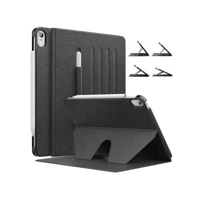 China Full-body Pad Smart Shockproof Protector Multi-angle Magnetic Cover with Pencil Holder for iPad 10.9 2020 / iPad Air 4 for sale