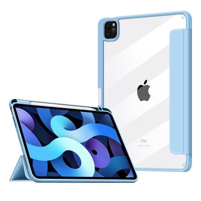 China For iPad 10.9 Inch 2021 Universal Tablet Case Transparent Smart Cases For iPad Pro Air 4 11 2018 2020 And iPad 10.9 Inch for sale