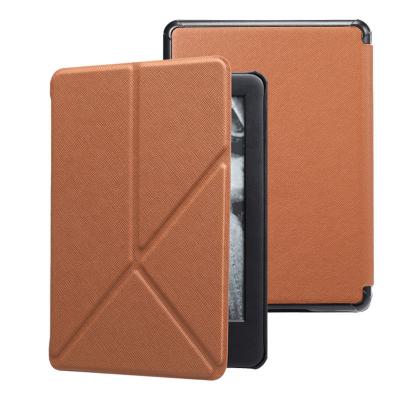 China Light Weight For Amazon Kindle Paperwhite 2021 11th Gen Tablet Leather Smart Stand Case Cover for sale