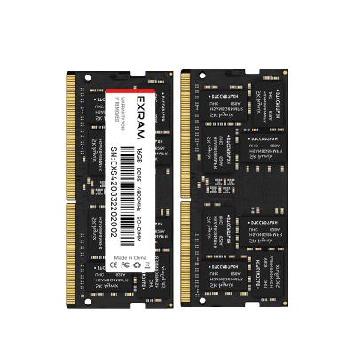 China Multiple LAPTOP Compatibility Black / Green Optional PCB 16GB 32GB DDR5 RAM SODIMM 4800mhz 5600mhz DDR5 Memory Modules For Laptop for sale