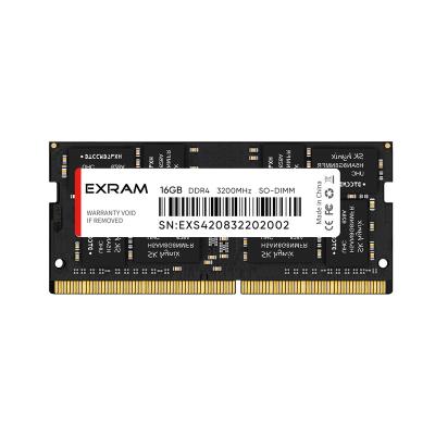 China LAPTOP EXRAM Factory Memoria 4GB 8GB 16GB 32GB DDR4 SODIMM 2666mhz 3200mhz Memory Module For Laptop for sale