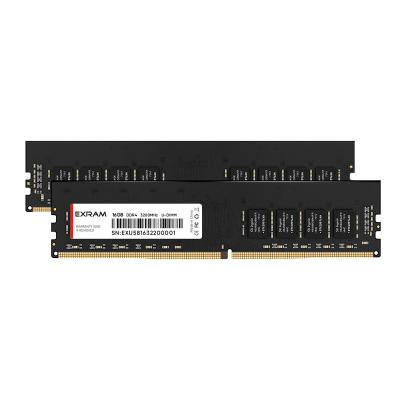 China EXRAM Memoria DDR4 Ram Memory 4GB 8GB 16GB 32GB UDIMM 2666mhz 3200mhz Desktop Memory Module For Desktop Computer for sale