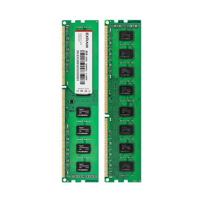 China Free Shipping Exram 3 Year Warranty 1.5V 240 Pin Green /Black Desktop Memory 4GB 8GB 1333MHz/1600MHz DDR3 UDIMM BED For Desktop for sale