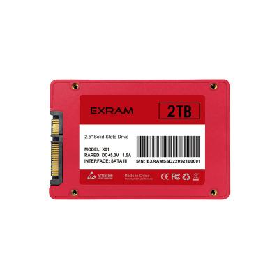 China Customizable Internal SSD Large Capacity SATA3.0 2.5inch SSD 500GB 1TB 3D NAND Flash Thin Layer Chromatography Solid State Drive For Desktop Laptop for sale