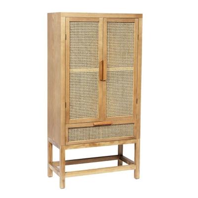 China Reclaimed Wood Vintage Expandable Repurposed Rustic Finish Two Drawer and Single Two Door Living Room Cabinet Living Room Cabinet for sale