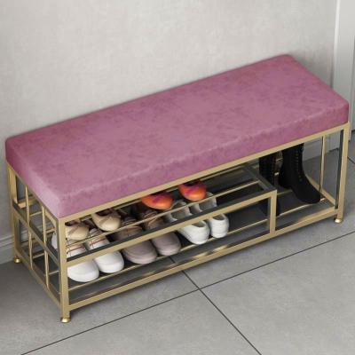 China High Quality Modern Fabric Upholstered Storage Roller Arm Adorning Ottoman Bench Storage Bed End for sale