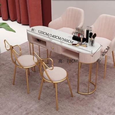 China Easy Clean Nail Table Salon Manicure Equipment Vintage Manicure Table for sale