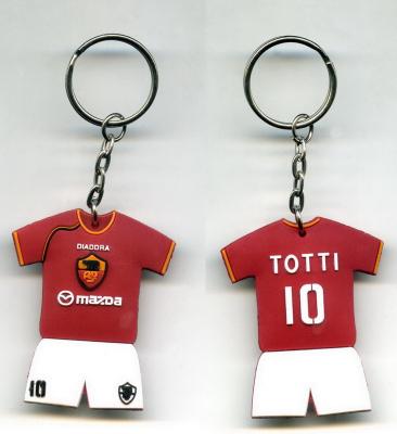 China Gifts Football Shirt Designer Keychains Silk Screen Printing for sale