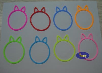 China Cat Ears Jelly Silicone Wristband Bracelet Orecchiette Children Size for sale