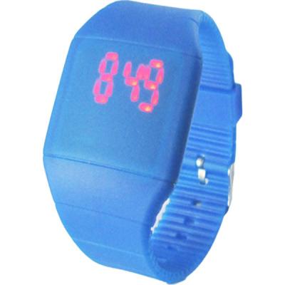 China Vogue silicone Touch Screen LED Digital Mirror Face Watch For School Student for sale