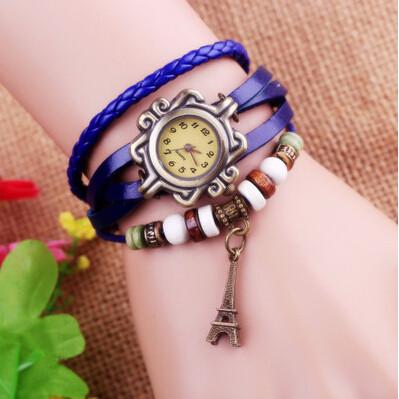 China Ladies Leather Bracelet Wrist Watches for sale