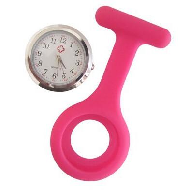 China Custom 1ATM Water Resistant Ladies Fob Watch , Pink Gel Watches For Nurses for sale