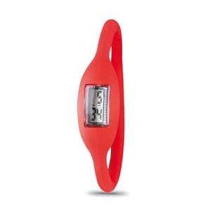 Cina Orologio del silicone del cristallo di rocca di sport dello ione di rosso 17CM per il regalo di promozione di affari in vendita