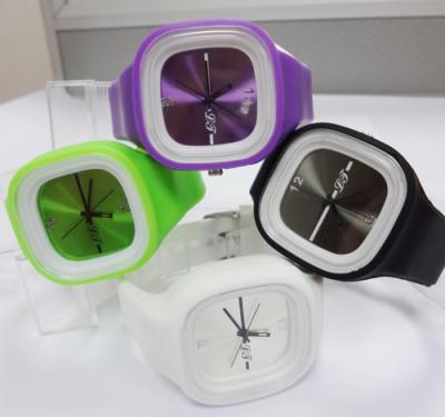 China Japan Movement Silicone Jelly Watch for sale