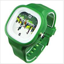 China Army Green Military Soldier Elastic Silicone Jelly Watch For Men for sale