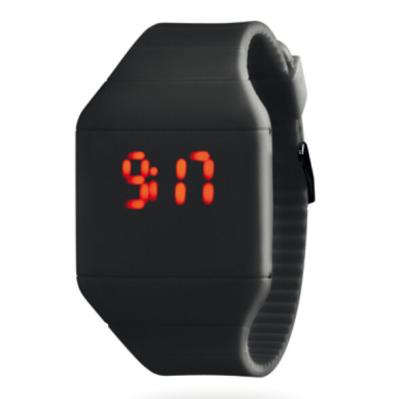 China Negro unisex del reloj del LED Digital para el regalo de la Navidad, reloj anónimo de la pulsera LED en venta