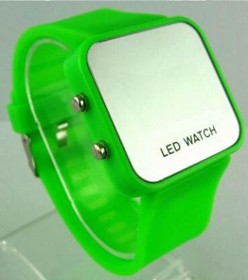 China Plastic Case glass Screen LED Digital Wrist Watch With Time And Date Function for sale