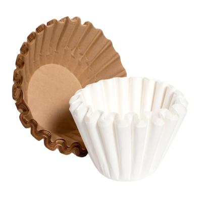 China Tea filter 50gsm k-cup coffee filters /basket shape wave coffee filter paper125*55mm 185*50mm 155mm*45mm for sale