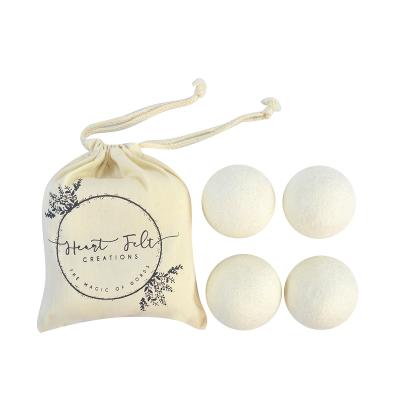 China 100% Natural Organic Eco Wool Drier Balls Natural Organic Laundry Cleaning Balls New Zealand Nepal for sale