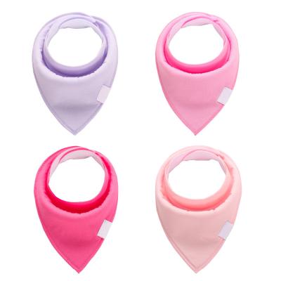 China BPA Free Drool Bibs Cotton Organic Bibs Super Absorbent Baby Teething Bibs For Girl Infant Toddler for sale