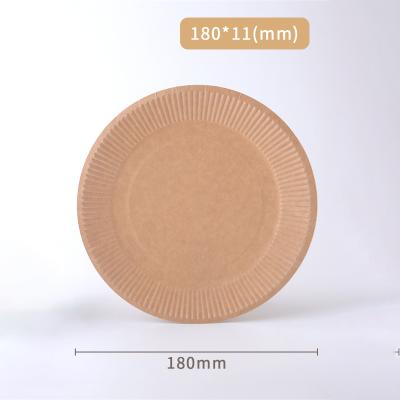 China Occasional Compostable Paper Plates Set Paper Plates Eco - Friendly Heavy Duty Disposable Cutlery for sale