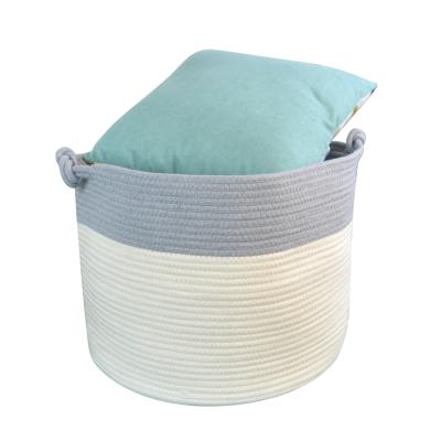 China American amason seller extra large storage baskets style cotton rope basket wholesale supplier for sale