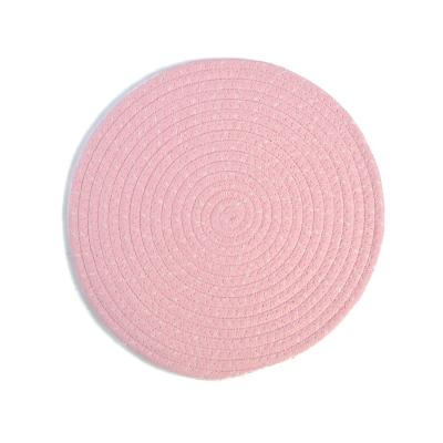 China SIPANUO 2021 Multicolor Soft Durable Cotton Rope Coasters Viable Set Mats Coffee Cup Mats for sale