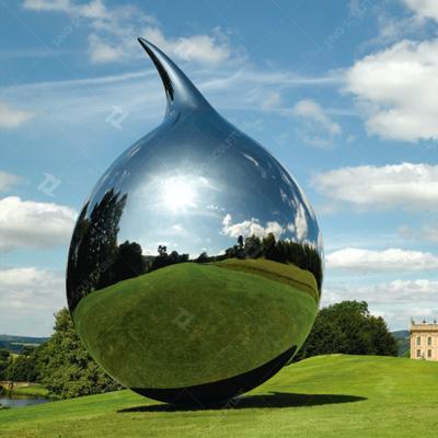 China Contemporary Art Sculpture Mirror Polished Stainless Steel Sculpture for sale